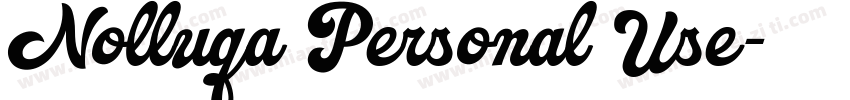 Nolluqa Personal Use字体转换
